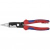 Elektriker-Multifunktionszange mit Absturzsicherung - KNIPEX: 13 82 200 T