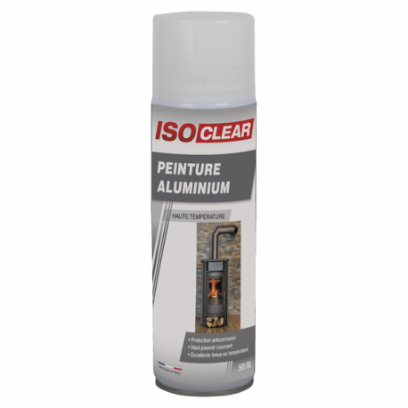 Farbe - Aluminium hohe Temperatur (Aerosol) - ISOCLEAR