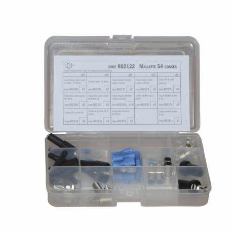 Koffer 54 Kabelschuhe - DIFF