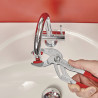 Siphon- und Connectorenzange - KNIPEX: 81 13 250
