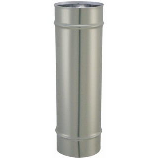 Rauchabzug - Rohr rostfreier Stahl Durchmesser 125mm x 1,00m - ISOTIP JONCOUX: 031012