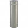 Rauchabzug - Rohr rostfreier Stahl Durchmesser 125mm x 1,00m - ISOTIP JONCOUX: 031012