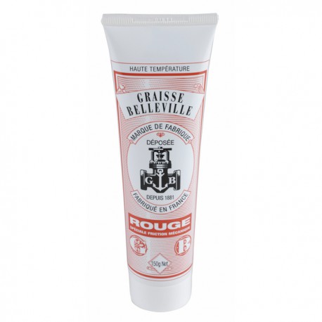 Fett - Fett BELLEVILLE rot (Tube 150 Gramm) - GRAISSE BELLEVILLE: GB015R
