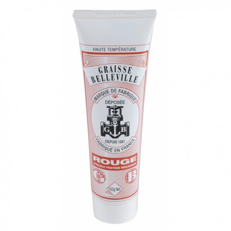 Fett - Fett BELLEVILLE rot (Tube 150 Gramm) - GRAISSEBELLEVILLE: GB015R