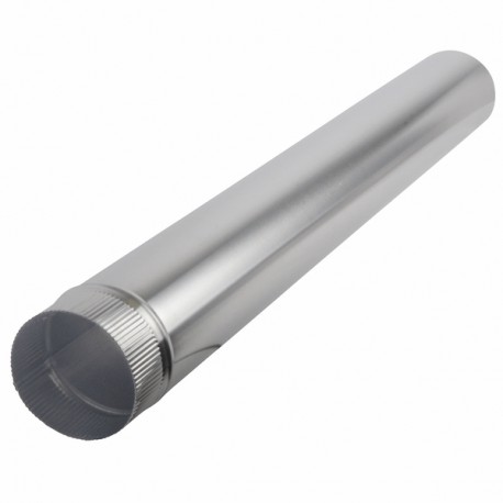 Rauchabzug - Aluminiumrohr Durchmesser 125mm x 1,00m - ISOTIP JONCOUX: 011012