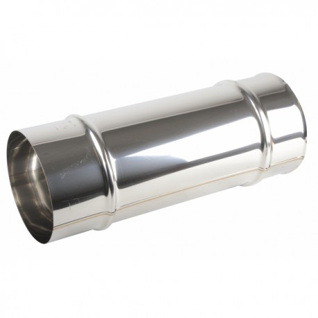 Rauchabzug - Aluminiumrohr Durchmesser 125mm x 0,50m - ISOTIP JONCOUX: 031312